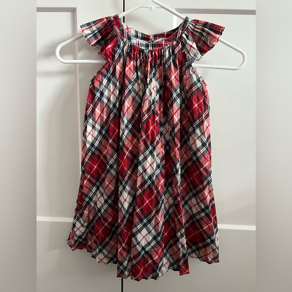 Baby Gap Girls Plaid Holiday Dress - Size 4T